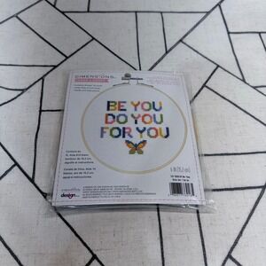 Dimensions Cross Stitch Kit 6in Multicolor Be You Do You For You 72-76918